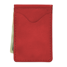 Load image into Gallery viewer, McClip - Cherry Leather Front Angle in Color 'Cherry Leather'