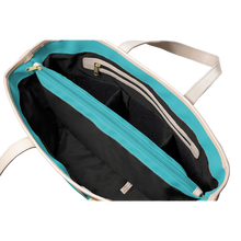 Load image into Gallery viewer, Color 'Ocean Blue Coated Canvas'