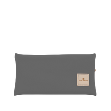 Load image into Gallery viewer, Large Pouch - Slate Coated Canvas Front Angle in Color 'Slate Coated Canvas'