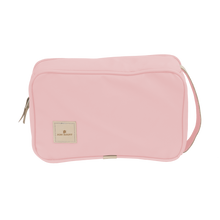 Load image into Gallery viewer, Small Travel Kit Back Angle in Color 'Rose Coated Canvas'