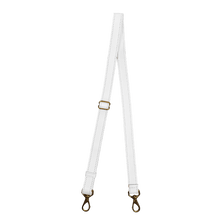 Load image into Gallery viewer, Adjustable Strap 1" - White Leather 'White Leather'