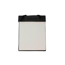 Load image into Gallery viewer, King's Pad - Black Leather Front Angle in Color 'Black Leather'