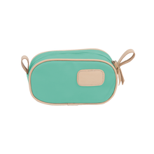 Load image into Gallery viewer, Junior Shave Kit - Mint Coated Canvas Front Angle in Color 'Mint Coated Canvas'