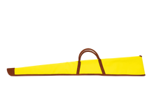 Load image into Gallery viewer, Large Travel Kit - Lemon Coated Canvas Front Angle in Color 'Lemon Coated Canvas'