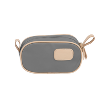 Load image into Gallery viewer, Junior Shave Kit - Slate Coated Canvas Front Angle in Color 'Slate Coated Canvas'