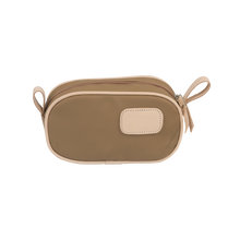 Load image into Gallery viewer, Junior Shave Kit - Saddle Coated Canvas Front Angle in Color 'Saddle Coated Canvas'