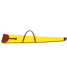 Load image into Gallery viewer, Large Travel Kit - Lemon Coated Canvas Front Angle in Color 'Lemon Coated Canvas'