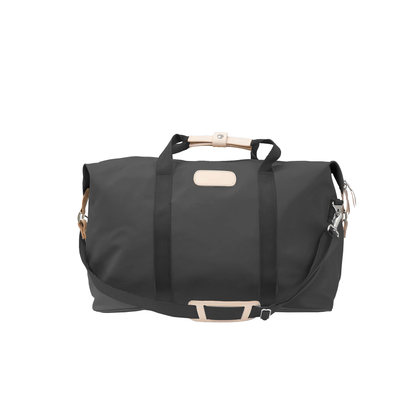 Weekender - Charcoal Coated Canvas Front Angle in Color 'Charcoal Coated Canvas'