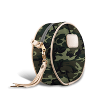 Load image into Gallery viewer, Luna - Classic Camo Coated Canvas Front Angle in Color 'Classic Camo Coated Canvas'