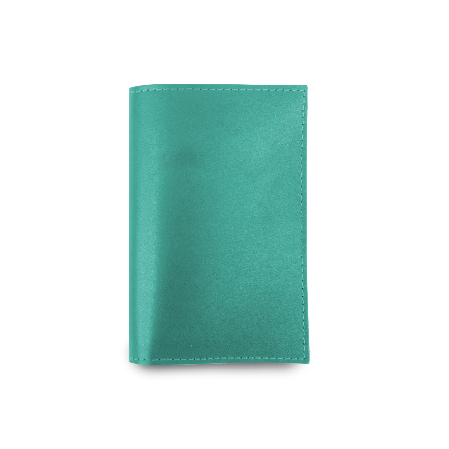 Passport Cover - Caribbean Leather Front Angle in Color 'Caribbean Leather'