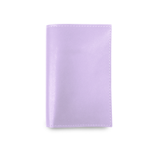 Load image into Gallery viewer, Passport Cover - Iris Leather Front Angle in Color 'Iris Leather'