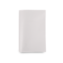 Load image into Gallery viewer, Passport Cover - White Leather Front Angle in Color 'White Leather'