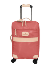 Load image into Gallery viewer, 360 Carryon Wheels front view in Color &#39;Coral Coated Canvas&#39;

