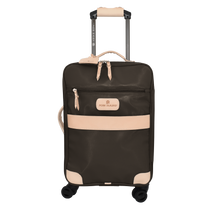 Load image into Gallery viewer, 360 Carryon Wheels front view in Color &#39;Espresso Coated Canvas&#39;
