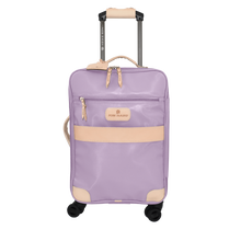 Load image into Gallery viewer, 360 Carryon Wheels front view in Color &#39;Lilac Coated Canvas&#39;
