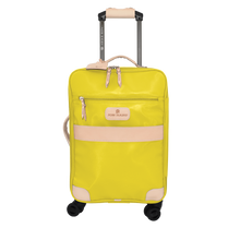 Load image into Gallery viewer, 360 Carryon Wheels front view in Color &#39;Lemon Coated Canvas&#39;
