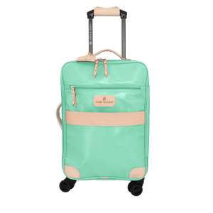 360 Carryon Wheels front view in Color 'Mint Coated Canvas'