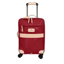 Load image into Gallery viewer, 360 Carryon Wheels front view in Color &#39;Red Coated Canvas&#39;
