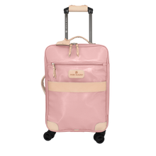 Load image into Gallery viewer, 360 Carryon Wheels front view in Color &#39;Rose Coated Canvas&#39;
