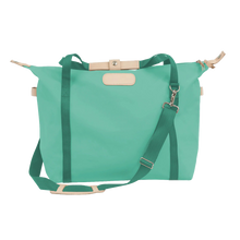 Load image into Gallery viewer, Daytripper - Mint Coated Canvas Front Angle in Color 'Mint Coated Canvas'