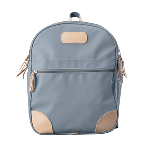 Backpack front view in Color 'Slate Coated Canvas'