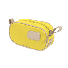Load image into Gallery viewer, Junior Shave Kit - Lemon Coated Canvas Front Angle in Color 'Lemon Coated Canvas'