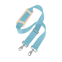Load image into Gallery viewer, Shoulder Strap - 1.5" Ocean Blue Webbing Front Angle in Color '1.5" Ocean Blue Webbing'