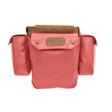 Load image into Gallery viewer, Bird Bag - Coral Coated Canvas Front Angle in Color 'Coral Coated Canvas'