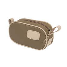 Load image into Gallery viewer, Junior Shave Kit - Saddle Coated Canvas Front Angle in Color 'Saddle Coated Canvas'
