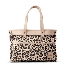 Load image into Gallery viewer, Bebita - Leopard Coated Canvas Front Angle in Color 'Leopard Coated Canvas'