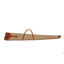 Load image into Gallery viewer, Shotgun Cover - Tan Coated Canvas Front Angle in Color 'Tan Coated Canvas'