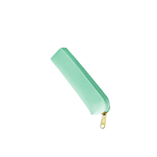 Load image into Gallery viewer, Bolsa - Pistachio Leather Front Angle in Color 'Pistachio Leather'