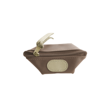 Load image into Gallery viewer, Pod Pouch - Saddle Coated Canvas Front Angle in Color 'Saddle Coated Canvas'