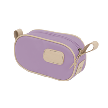 Load image into Gallery viewer, Junior Shave Kit - Lilac Coated Canvas Front Angle in Color 'Lilac Coated Canvas'