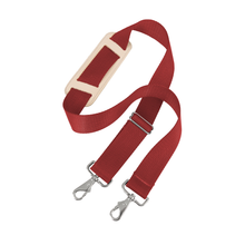 Load image into Gallery viewer, Shoulder Strap - 1.5" Red Webbing Front Angle in Color '1.5" Red Webbing'