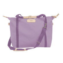 Load image into Gallery viewer, Daytripper - Lilac Coated Canvas Front Angle in Color 'Lilac Coated Canvas'
