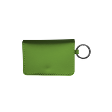 Load image into Gallery viewer, Leather ID Wallet - Shamrock Leather Front Angle in Color 'Shamrock Leather'