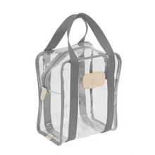 Load image into Gallery viewer, Clear Shag Bag - Slate Webbing Front Angle in Color 'Slate Webbing'