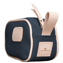 Load image into Gallery viewer, Junior Shave Kit - Navy Coated Canvas Front Angle in Color 'Navy Coated Canvas'