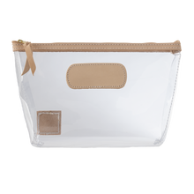 Load image into Gallery viewer, Clear Grande - Natural Leather Front Angle in Color 'Natural Leather'