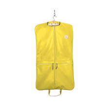 Load image into Gallery viewer, Two-Suiter - Lemon Coated Canvas Front Angle in Color 'Lemon Coated Canvas'