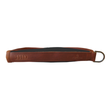Load image into Gallery viewer, Small Revolver Case - Black Coated Canvas Front Angle in Color 'Black Coated Canvas'