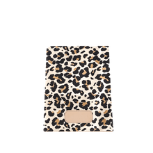 Load image into Gallery viewer, Executive Folder - Leopard Coated Canvas Front Angle in Color 'Leopard Coated Canvas'