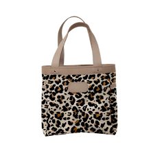 Load image into Gallery viewer, Left Bank - Leopard Coated Canvas Front Angle in Color 'Leopard Coated Canvas'