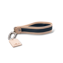 Load image into Gallery viewer, Pearl - Navy Coated Canvas Front Angle in Color 'Navy Coated Canvas'
