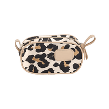 Load image into Gallery viewer, Junior Shave Kit - Leopard Coated Canvas Front Angle in Color 'Leopard Coated Canvas'