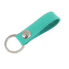 Load image into Gallery viewer, Key Ring - Caribbean Leather Front Angle in Color 'Caribbean Leather'