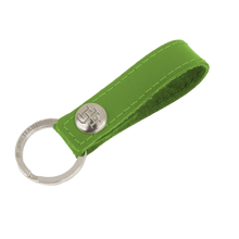 Load image into Gallery viewer, Key Ring - Shamrock Leather Front Angle in Color &#39;Shamrock Leather&#39;
