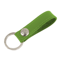 Load image into Gallery viewer, Key Ring - Shamrock Leather Front Angle in Color 'Shamrock Leather'