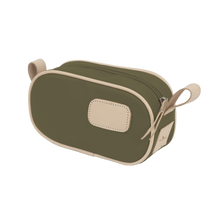 Load image into Gallery viewer, Junior Shave Kit - Moss Coated Canvas Front Angle in Color 'Moss Coated Canvas'